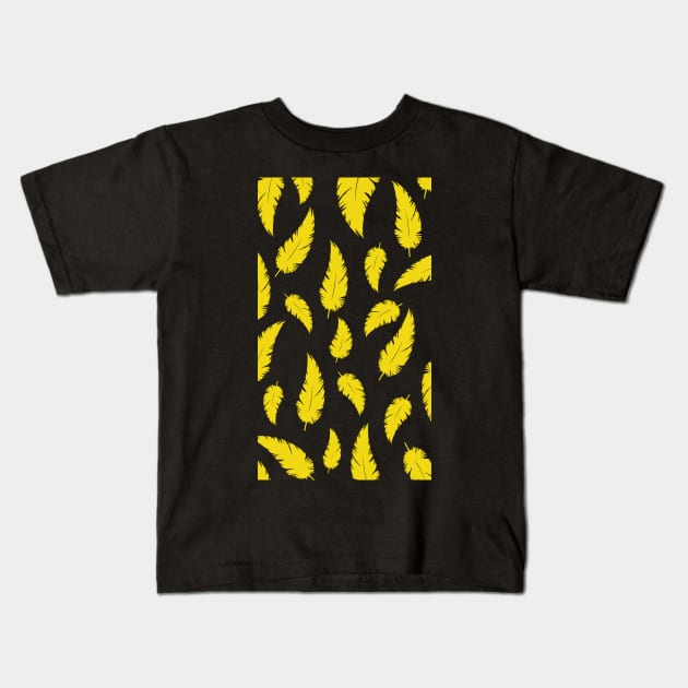 Feather Kids T-Shirt by Kyra_Clay